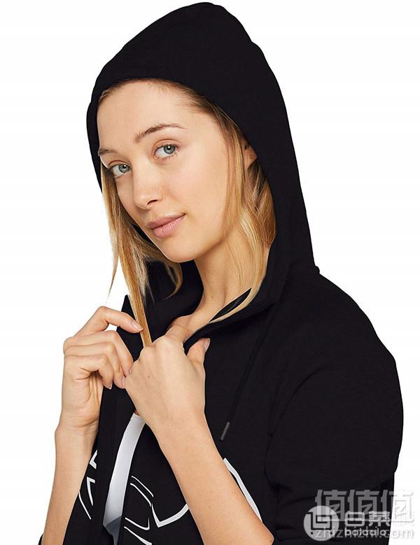 限S码，Under Armour 安德玛 Good Europe FZ 女士抓绒连帽保暖夹克新低166.15元