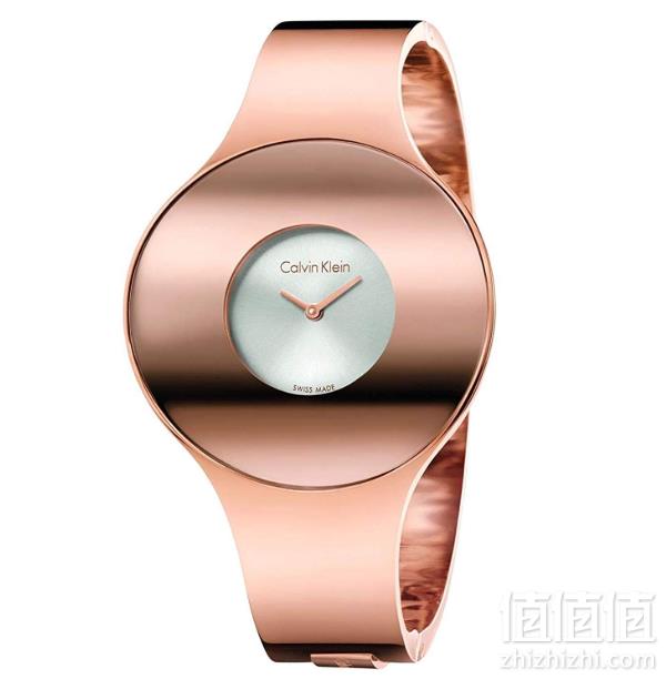 Calvin Klein 卡尔文·克莱恩 Seamless系列 K8C2M616 玫瑰金时尚女表 M码398.65元