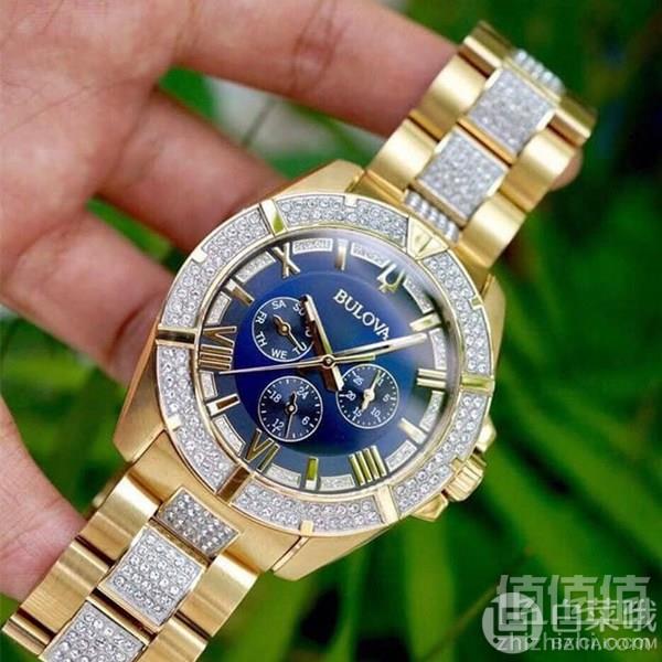 Bulova 宝路华 BVA系列 96A120 镂空背透自动上链机械男表1148.7元