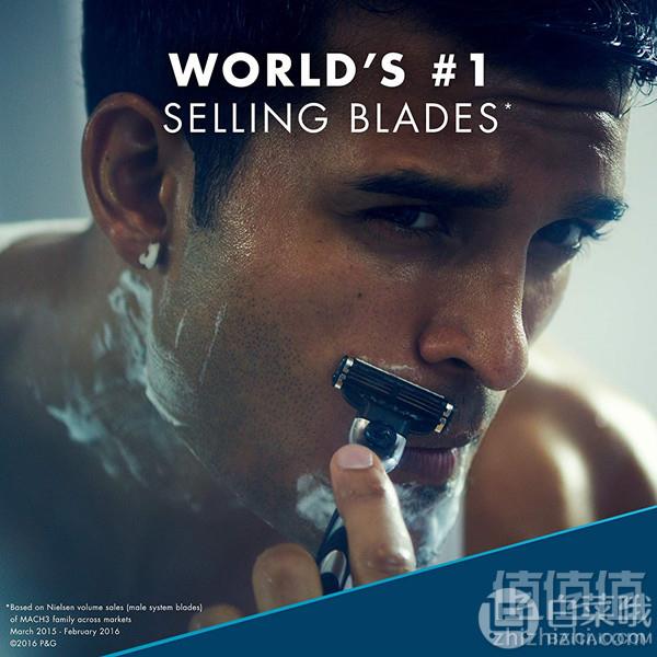 Gillette 吉列 Mach3 锋速3 三层刀片 手动剃须刀刀头15片装115.52元