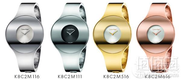 Calvin Klein 卡尔文·克莱恩 Seamless系列 K8C2M516 金色时尚女表 M码363.76元