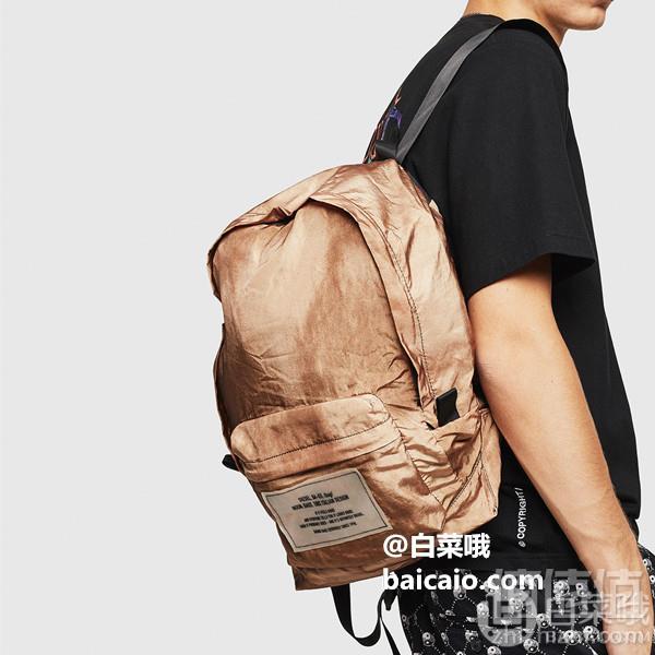 Diesel 迪赛 BAPAK 可压缩双肩包 三色334.83元