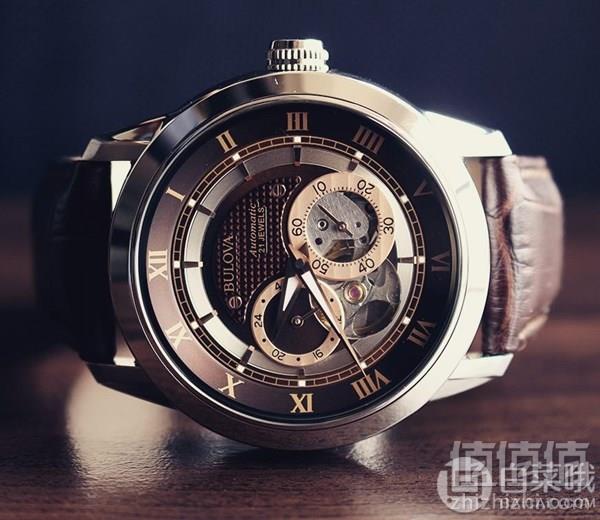 Bulova 宝路华 BVA系列 96A120 镂空背透自动上链机械男表1148.7元