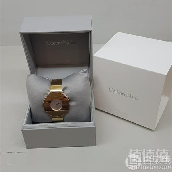 Calvin Klein 卡尔文·克莱恩 Seamless系列 K8C2M516 金色时尚女表 M码363.76元