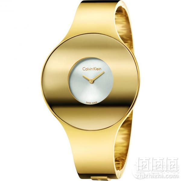 Calvin Klein 卡尔文·克莱恩 Seamless系列 K8C2M516 金色时尚女表 M码363.76元
