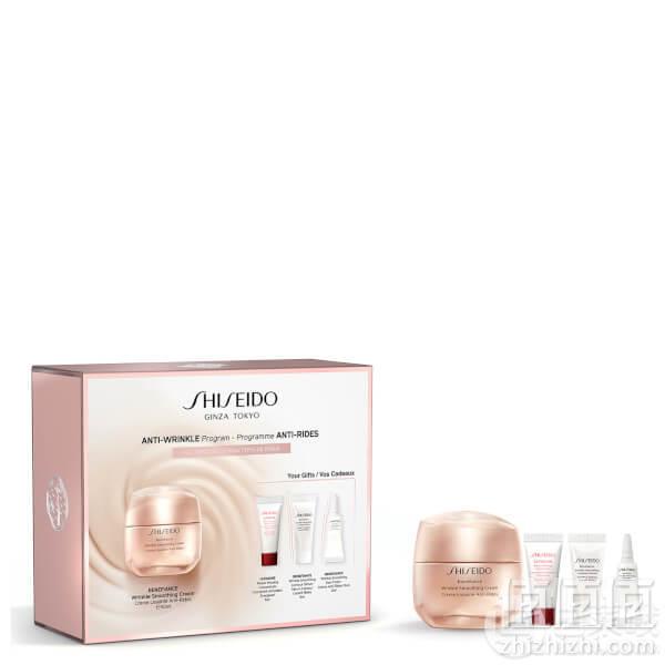 Shiseido 资生堂 盼丽风姿系列 智感抚痕面霜套装（面霜50ml+抗皱精华5ml+抗皱眼霜2ml+红腰子精华5ml）免费直邮到手约580.2元