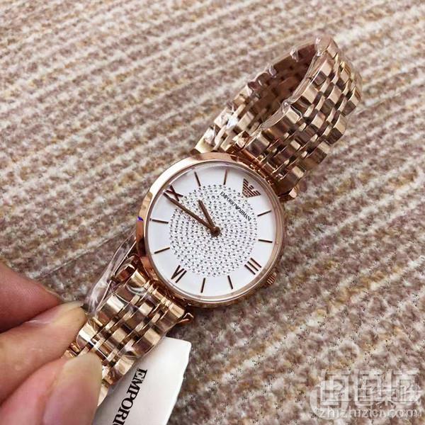 佟丽娅同款，Emporio Armani 安普里奥·阿玛尼 女士满天星镶钻石英手表 2色 AR11244/AR112451599元包邮包税