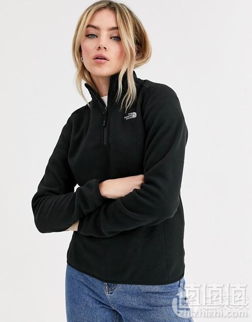 多码，The North Face 北面 100 Glacier 女士1/4拉链抓绒衣237.71元