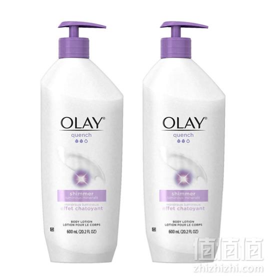Olay 玉兰油 凝萃滋养闪亮美白身体乳 600ml*2瓶装119.97元