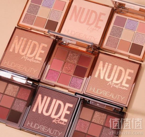 Huda Beauty Nude系列 9色眼影盘 3色 £21.6凑单直邮到手约196元