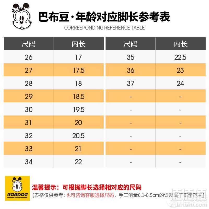 巴布豆 加厚加绒男女童防水雪地靴 多色新低54.9元包邮（需领券）