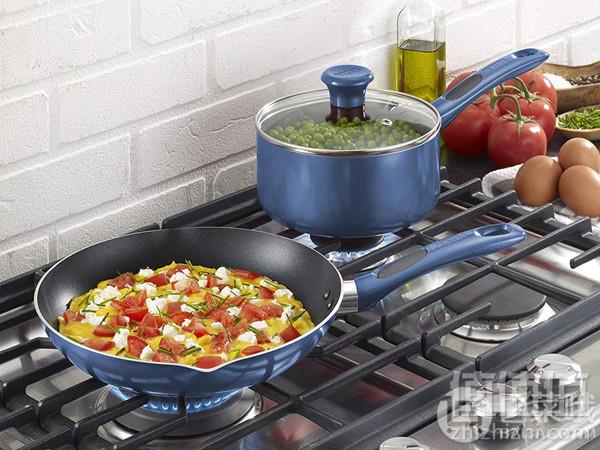 T-fal 特福 Excite系列 B037S264 （8+10.5英寸）带火红点不粘平底煎锅184.65元