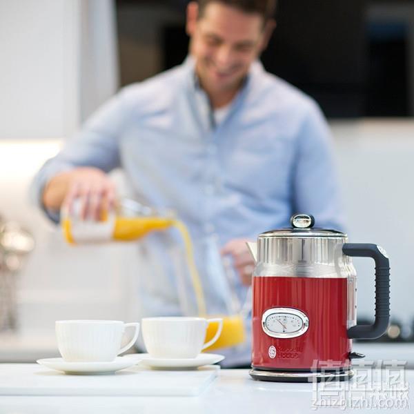 Russell Hobbs 领豪  21672-70 Retro复古系列 不锈钢电水壶新低308.29元