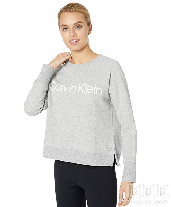 Calvin Klein 卡尔文·克莱恩 Performance 女士圆领抓绒卫衣207.46元