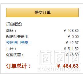 33W/30L码，Hugo Boss 雨果·博斯 Taber 男士直筒牛仔裤421.96元（1件9折）