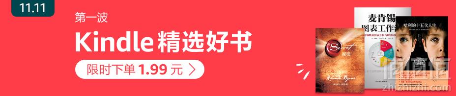 亚马逊海外购 Kindle精选好书限时下单1.99元