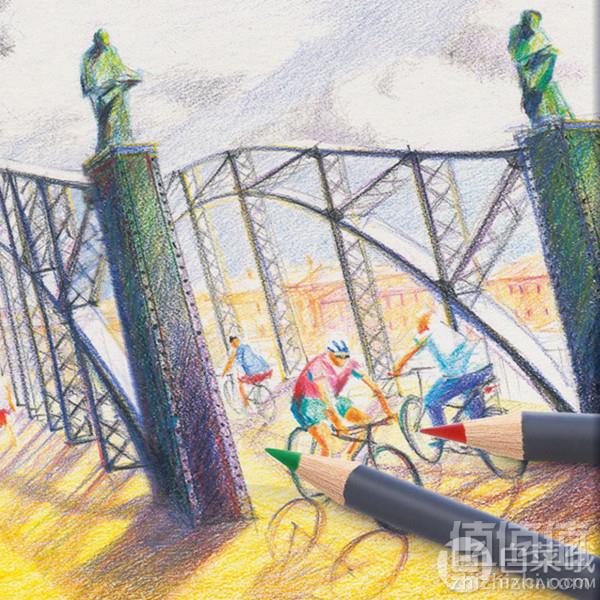 德国产，Faber-Castell 辉柏嘉 Goldfaber系列 48色油性彩色铅笔白铁盒装231.61元（天猫旗舰店614元）