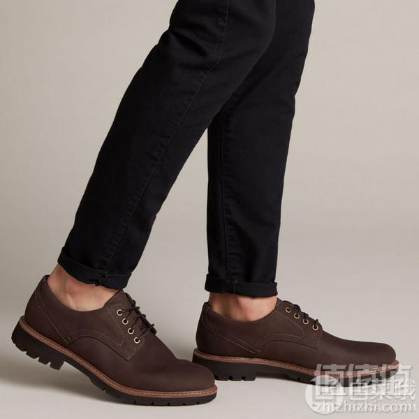限UK8.5码，Clarks 其乐 batcombe Hall 男士真皮德比鞋258.63元