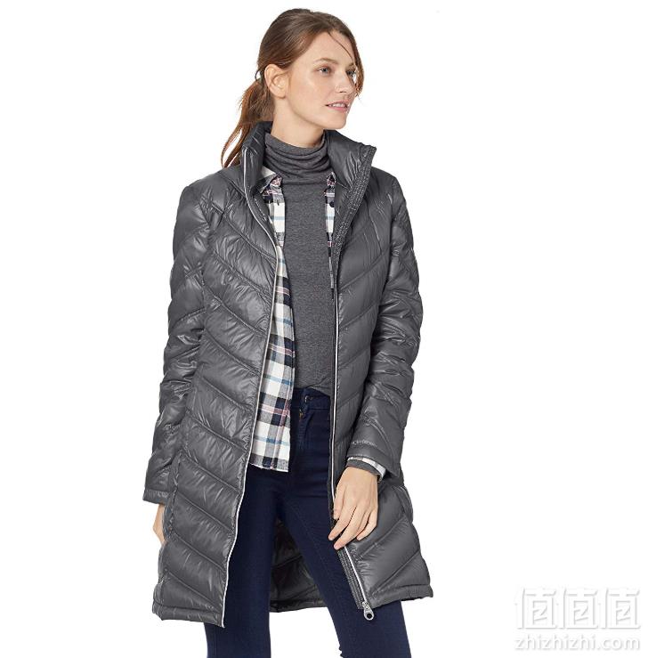 多色码全，Calvin Klein Chevron 女士轻量防寒羽绒服388元