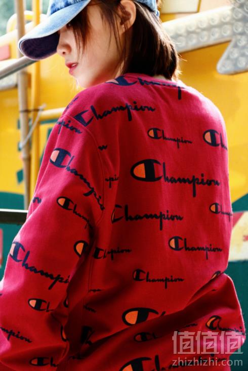 S码，Champion 冠军牌  LIFE系列 S2973 男士Logo印花圆领卫衣244.85元