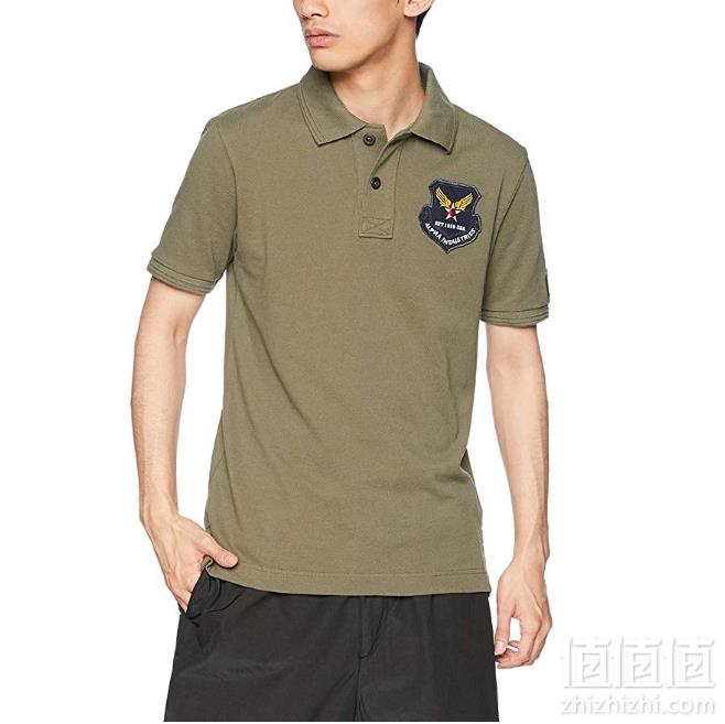 限尺码，Alpha Industries 阿尔法工业 TC1354 男士纯棉Polo衫新低235.94元