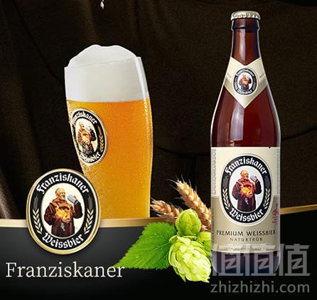 8日6点开始，Franziskaner 范佳乐 小麦啤酒 450ml*12瓶装*3箱新低147元包邮（49元/箱）