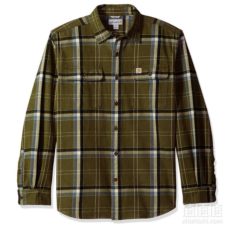 限S码，Carhartt 男士休闲格子衬衫226元
