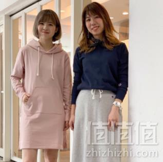 Champion 冠军牌 CW-L106 BASIC系列 女士中长款连帽卫衣折后217.5元（需领码）