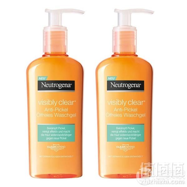 Neutrogena 露得清 德版水杨酸洁面啫喱200ml*2瓶新低69.07元