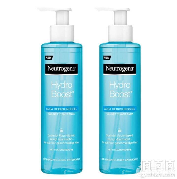 Neutrogena 露得清 水活盈透保湿洁面摩丝200ml*2瓶新低59.5元