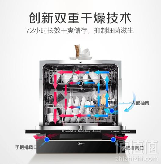 Midea 美的 WiFi智控洗全自动8套嵌入式洗碗机 WQP8-W3908J-CN2499元包邮