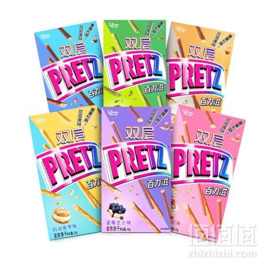 glico 格力高 双层百力滋甜味组合 280g *6盒 *7件 +凑单品72.2元（合1.67元/盒）