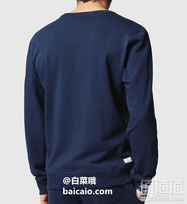 限XS码，Diesel 迪赛 Willy 男士长袖圆领卫衣240.95元