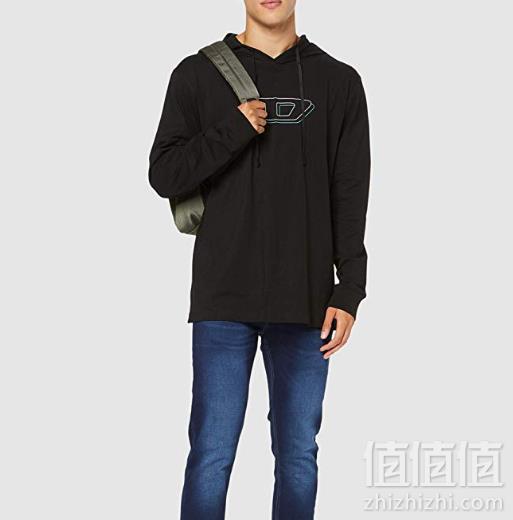 Diesel 迪赛 Umlt-Jimmy 男士连帽长袖T恤新低218元