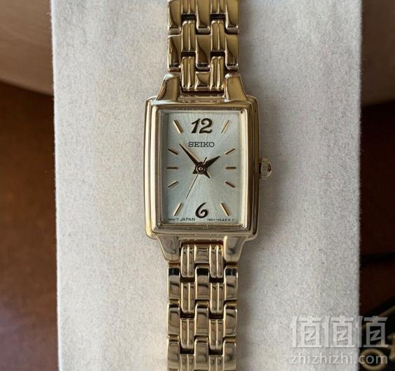 Seiko 精工 SXGL62 女士金色方形石英优雅时装腕表592.42元