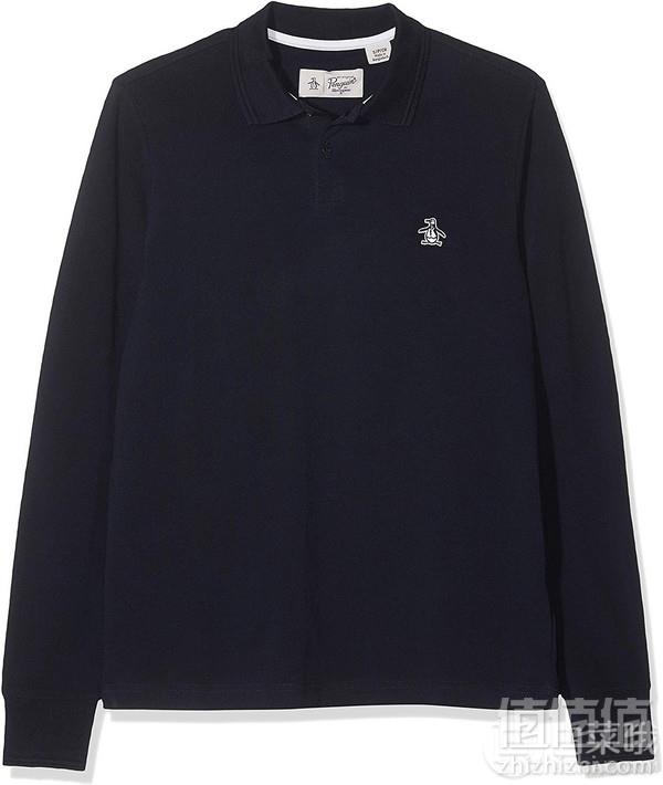 S码，Original Penguin 企鹅牌 男士皮克棉长袖Polo衫243.82元