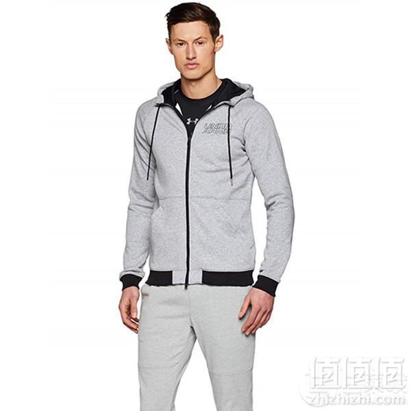 限XS码，Under Armour 男式 Baseline FLC 全拉链连帽衫292.71元