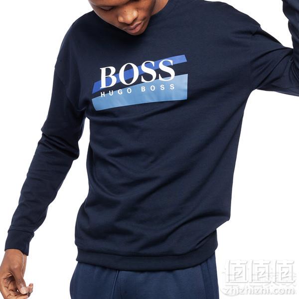 BOSS Hugo Boss 雨果·博斯 男士纯棉印花圆领卫衣新低305.63元