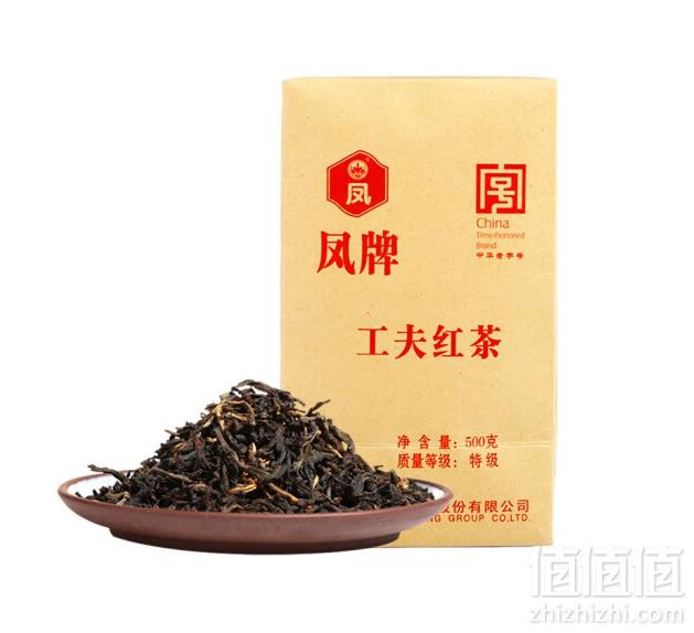 中华老字号，滇红经典 凤牌 特级工夫红茶 500克78元包邮（需领券）