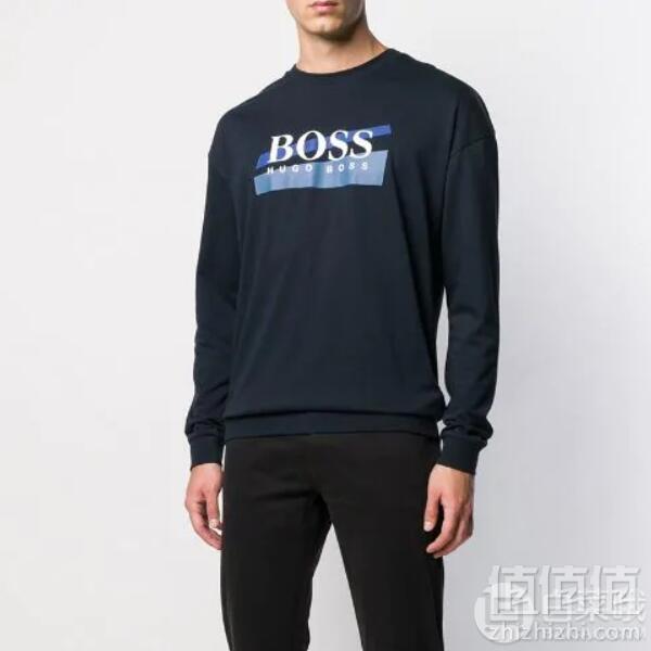 BOSS Hugo Boss 雨果·博斯 男士纯棉印花圆领卫衣新低305.63元