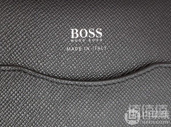 意大利产，BOSS Hugo Boss 雨果·博斯 Signature_NS 男士真皮单肩斜挎包1666.3元