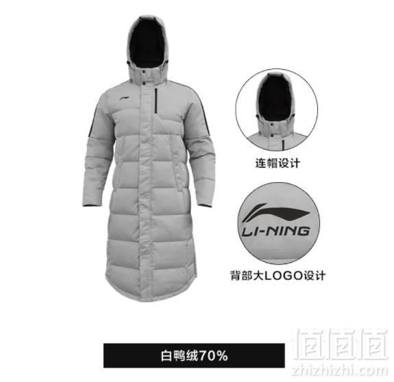 15日9点，LI-NING 李宁 AYMN075 男款羽绒服279元包邮