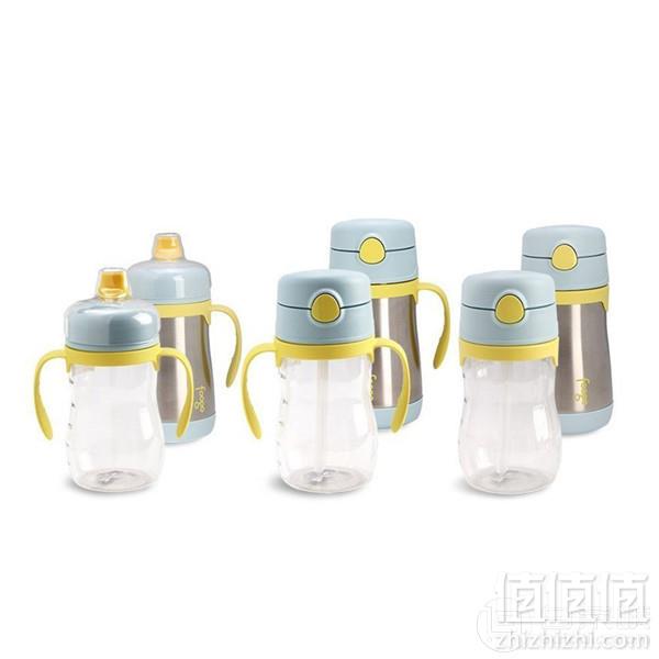Thermos 膳魔师 Foogo系列 BP5353+BS5353 多功能不锈钢保温杯+Tritan多功能水杯（两杯六用）套装 蓝色新低148元包邮
