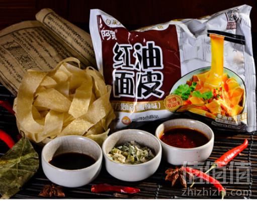 白家阿宽 红油面皮 105g*10袋29.9元包邮（需领券）