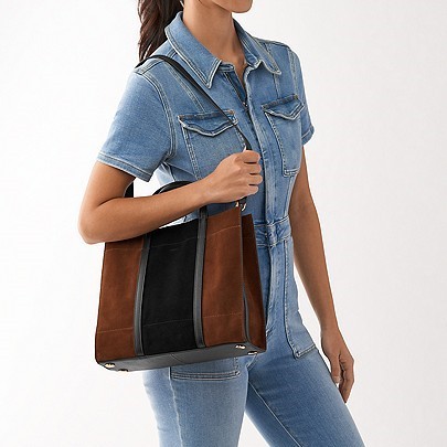 Fossil 化石 Carmen系列 女士真皮手提斜挎包ZB1820545906元