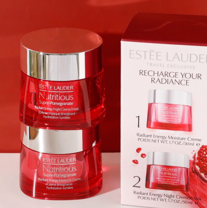 <span>白菜！</span>Estée Lauder 雅诗兰黛 红石榴鲜活日霜50ml+晚霜50ml新低439元包邮包税