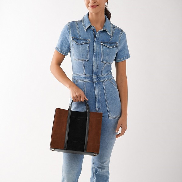 Fossil 化石 Carmen系列 女士真皮手提斜挎包ZB1820545906元