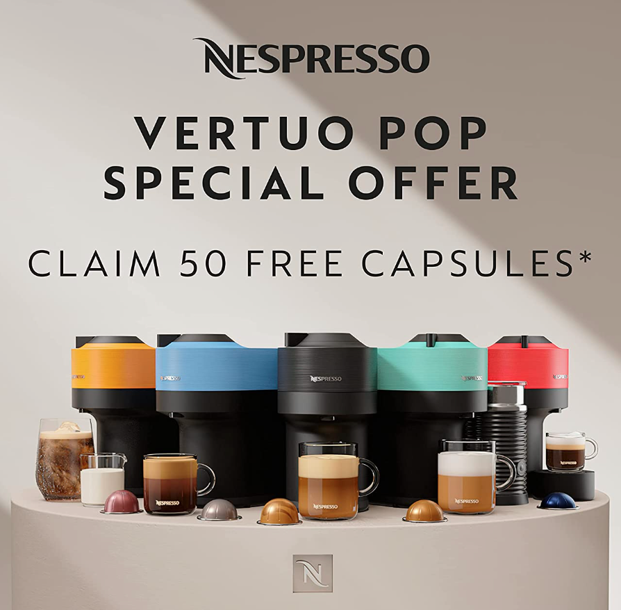 <span>白菜！</span>Krups 克鲁伯 Nespresso Vertuo Pop系列 咖啡胶囊机新低360元