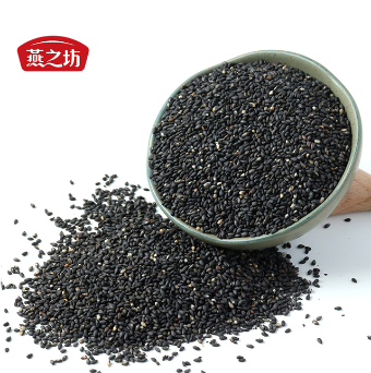 0添加，燕之坊 即食干吃免洗熟黑芝麻粒 450克24.9元包邮（需领券）
