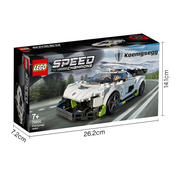 LEGO 乐高 Speed 超级赛车系列 76900 柯尼赛格 Jesko119元包邮（需领券）